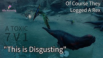 The Problem with Path of Titans - Titan vs Mixpack (Rex, 2 Sarco, Allo, 2 Pachy, Thal) Gone Wrong