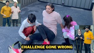 ROPE JUMPING CHALLENGE GONE WRONG | SHE CAN NOT WALK |