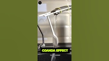 coanda effect #shorts #science #physics