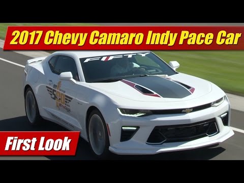 17 Chevrolet Camaro Indy 500 Pace Car First Look Youtube