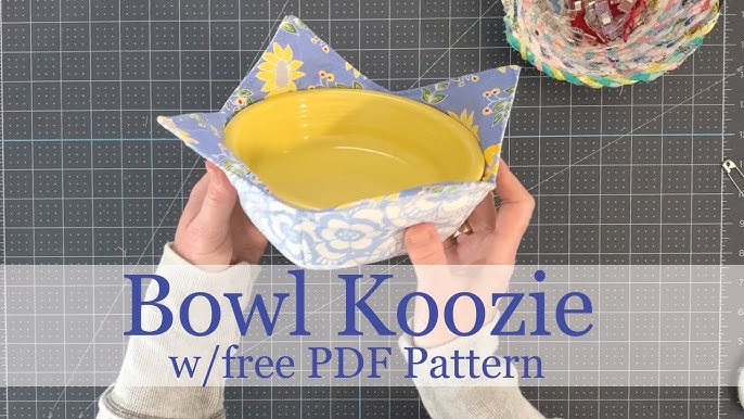 MICROWAVE BOWL COZY, Set of 2, Bowl Cozies, Fast Shipping