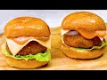 McDonald जैसा वेज बर्गर बनाने का आसान तरीका | McVeggie Burger recipe | Aloo Tikki Burger | Kabita