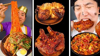 Spicy Noodle Challenge | King and beggar's fun spicy eating show