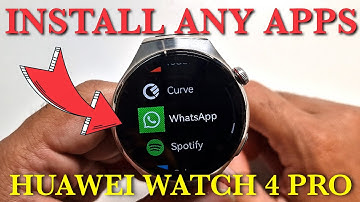 Hoe je apps op je Huawei Watch 4 Pro installeert/sideloadt