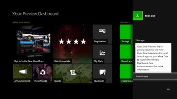 Opt-in to the new Xbox One Experience Announcement