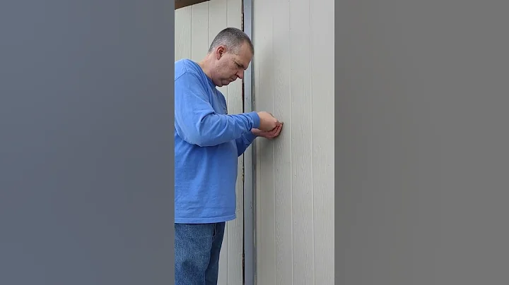 Shed door stop Part 1