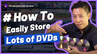 How to easily store a large of collection of DVDs