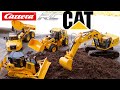 Des engins de chantier cat chez carrera rc pelleteuse bulldozer chargeur et camion benne