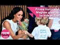 Prince Harry and Meghan charm kids and koalas on visit to Taronga Zoo, Sydney