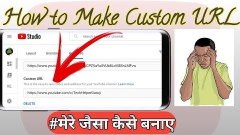custom url for youtube channel | custom url kaise banaye | how to make custom url on my channel |