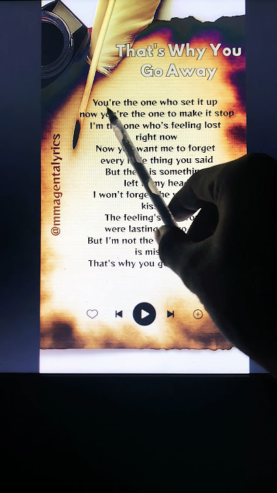 That’s Why You Go Away lyrics - Michael Learns to Rock #lyrics #musicshorts #songlyrics