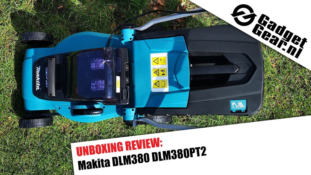 Rechtmatig venijn weer Unboxing Review Makita DLM380PT2 (Accu Grasmaaier) - YouTube
