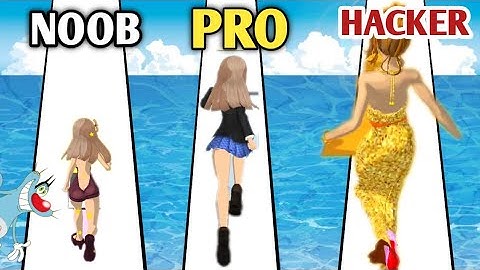 NOOB vs PRO vs HACKER | In Run Rich 3D | With Oggy And Jack | Fun Indian Gamer | All levels