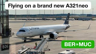 Flight Report: Berlin (BER) - Munich (MUC) Lufthansa A321neo Economy Class