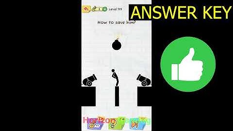 Draw 2 Save: Stickman Puzzle LEVEL 99 - How to save him - Gameplay Walkthrough Android IOS