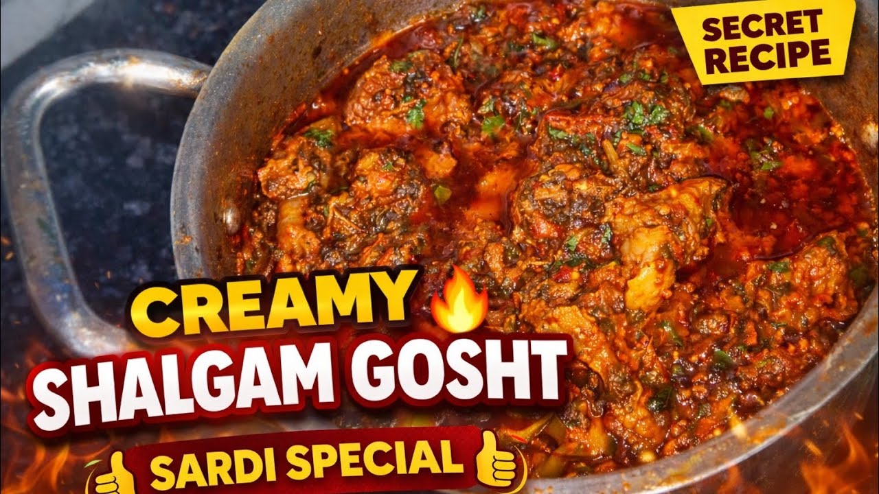 Itna Mazedaar Shalgam Gosht Kabhi Nahi Khaya Hoga! 😍 Winter Special#ShalgamGhosh#viral#tastyfood 