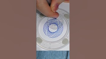 What does this pattern resemble??? Magic Ruler Small ruler, big wisdom #2024 #shorts #Spirograph 76