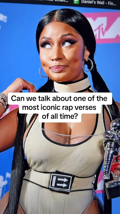 What is The Most Iconic Rap Verse? #nickiminaj #hitsong #shorts