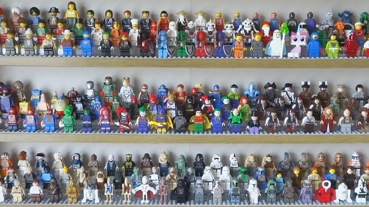 My Lego Minifigure Collection Display Youtube
