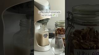 Quick & Easy Homemade #PecanMilk Recipe in 3 Minutes | DIY #NutMilk  #VeganMilk #PlantBasedMilk