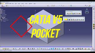 POCKET FEATURE IN CATIA