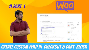 Custom fields in WooCommerce Checkout & Cart Block