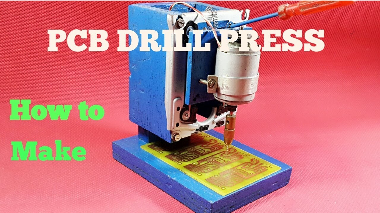 How to make mini Pcb Drill Press at home YouTube