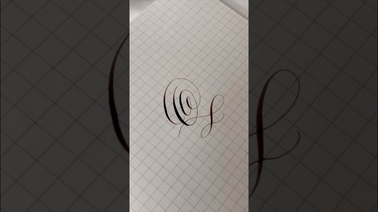 Flourished Q #calligraphy #calligraphymasters #copperplatecalligraphy #art #copperplate #flourishing