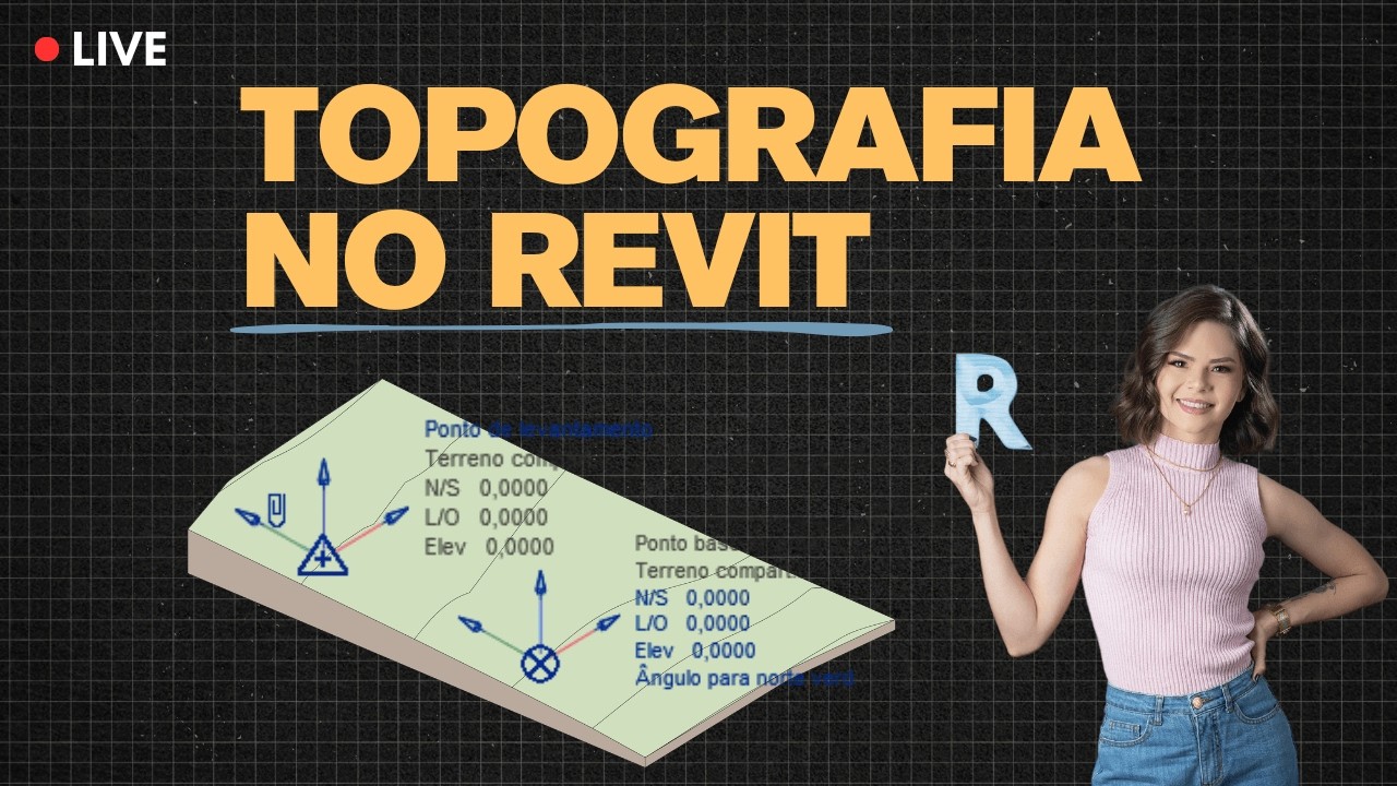 TOPOGRAFIA no revit: Criando o terreno e ajustando coordenadas corretamente