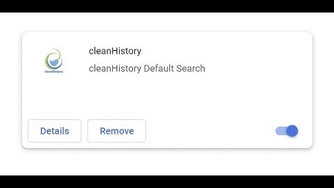 cleanHistory browser hijacker - how to remove?