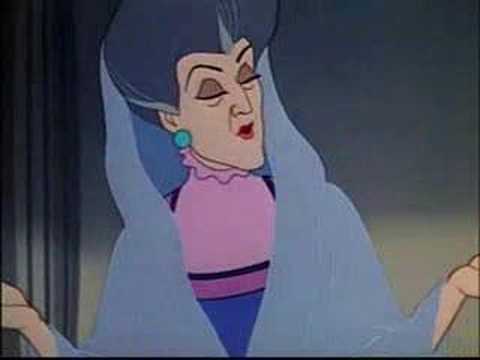 Cinderella-stepsisters spoil her dress