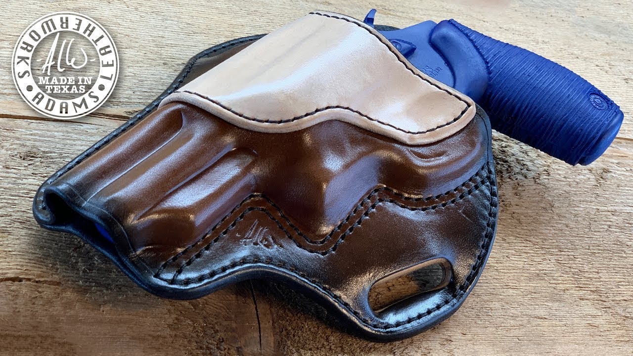 Making a Flat Back Pancake Leather Holster - Taurus Judge 4510 3 Inch 