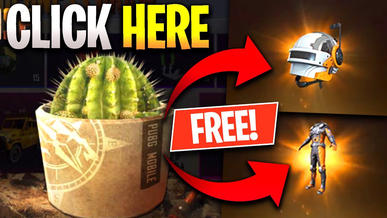 SECRET CACTUS TRICK | AWESOME REWARDS | FREE PREMIUM CRATE COUPON IN PUBG MOBILE