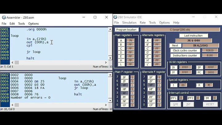 인텔 8085와 자일로그 Z80의 포트 매핑된 I/O 알아보기