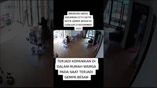VIDEO: Rekaman CCTV saat Detik-detik Gempa di Cianjur