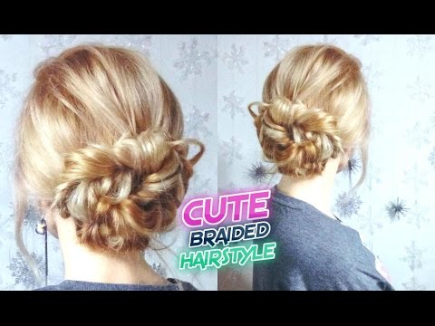 Braid Bun Hairstyles Youtube