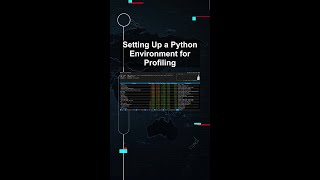 Setting Up a Python Environment for Profiling #ai #artificialintelligence #machinelearning #aiagent