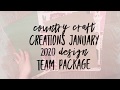 Country Craft Creations January 2020 Design Team Package!!