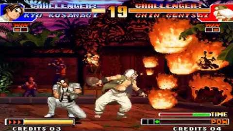 kof97 Kyo vs chin death combo