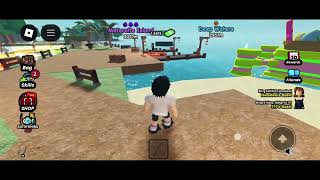 Bring fish to homeless in vulcano island|ROBLOX GO FISHING Part 3 screenshot 3
