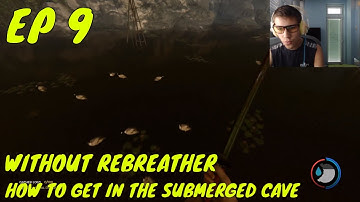 The Forest EP 9 HOW TO GET IN THE SUBMERGED CAVE WITHOUT THE REBREATHER 2018!!!!!!!