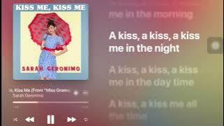 Kiss Me Kiss Me - Sarah Geronimo (Minus One with Backup Vocals by Joshie)