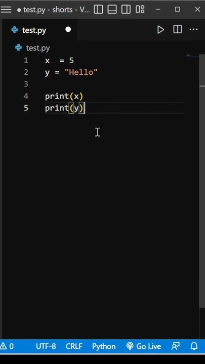 how to declare variable in python in one minute || Part 1 - YouTube