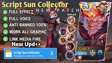 Script Sun Collector - Wicked Flames No Password | Full Effect Voice | New Patch
