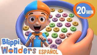 Cereal remojado  | Blippi Wonders | Caricaturas para niños | Videos educativos para niños