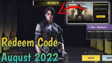 Call Of Duty Mobile Redeem Code august 2022 | Today Redeem Code Codm | New Redeem Code Codm 2022
