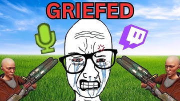 GRIEFING A Crashout STREAMER In RUST (HE RAGED)