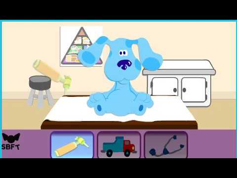 BLUE S CLUES DOCTOR CHECKUP NICK JR CARTOON GAMEPLAY WALKTHROUGH PBS KIDS 2017