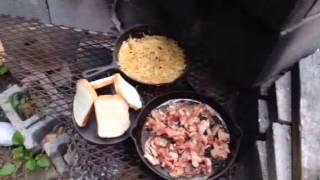 VR for Zed Outdoors-Outdoor camp breakfast.