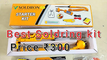 SOLDRON Soldering iron kit 2025 || best soldering iron for repair || soldering iron in low price